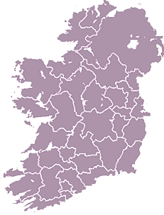 Ireland Constituency Map