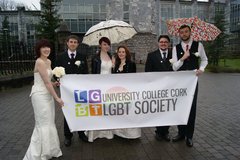 UCC Lgbt Rainbow Mock Wedding