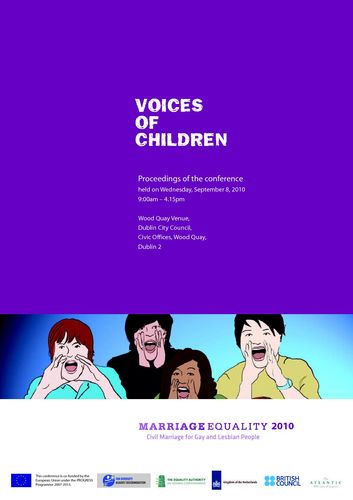 Publication cover - Voices of Children Conference Report